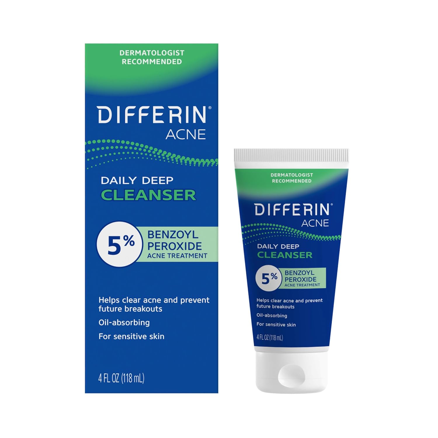 Differin Daily Acne Cleanser, 4oz (new)