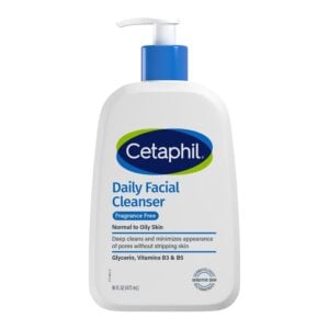 Cetaphil Daily Facial Cleanser (Fragrance Free), 16oz